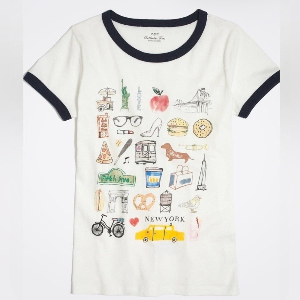 JCrew NYC graphic Tee